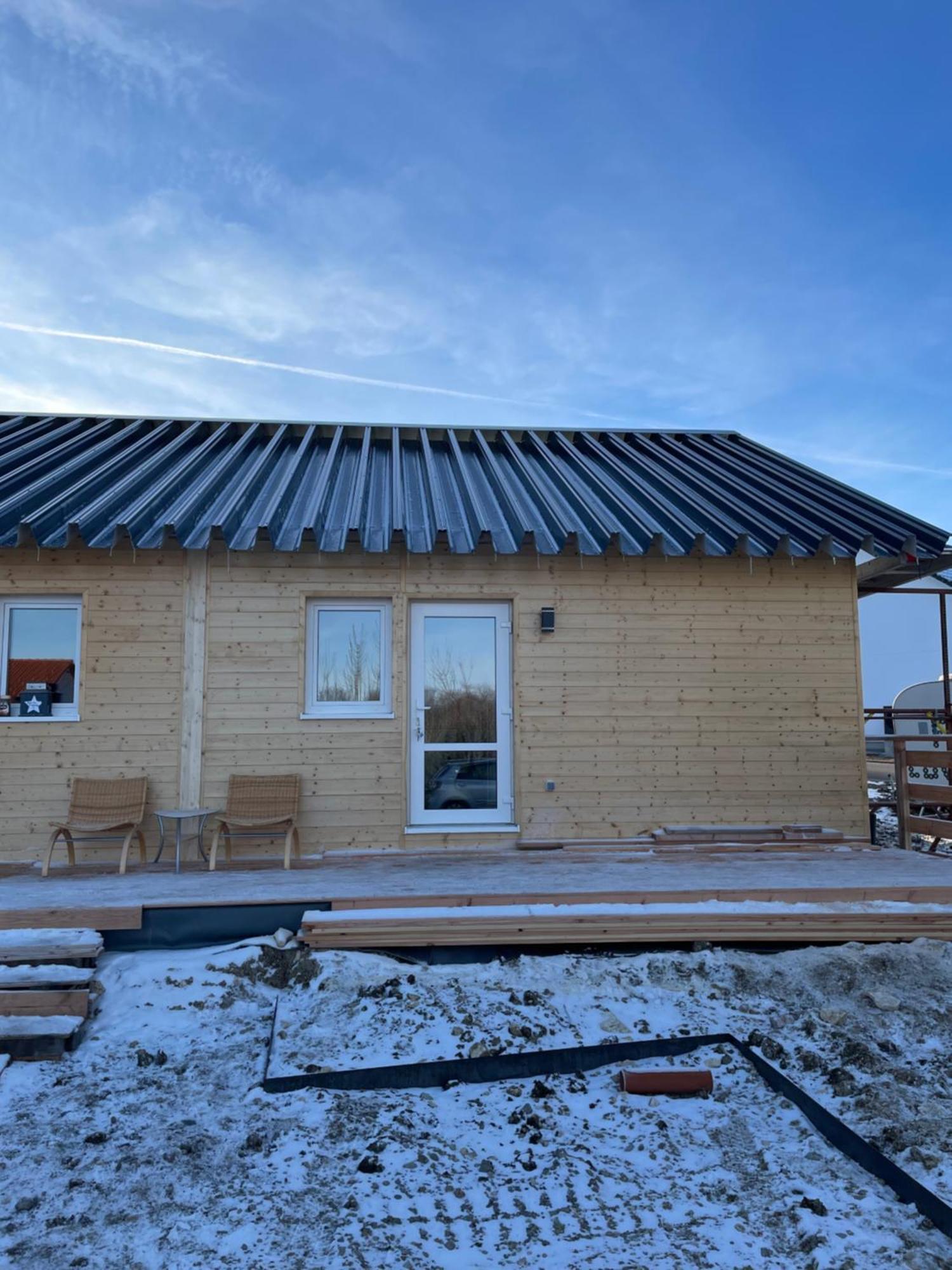 Tinyhaus #1 Huelben - Ortsrand - Kostenlose Parkplaetze Hulben Esterno foto